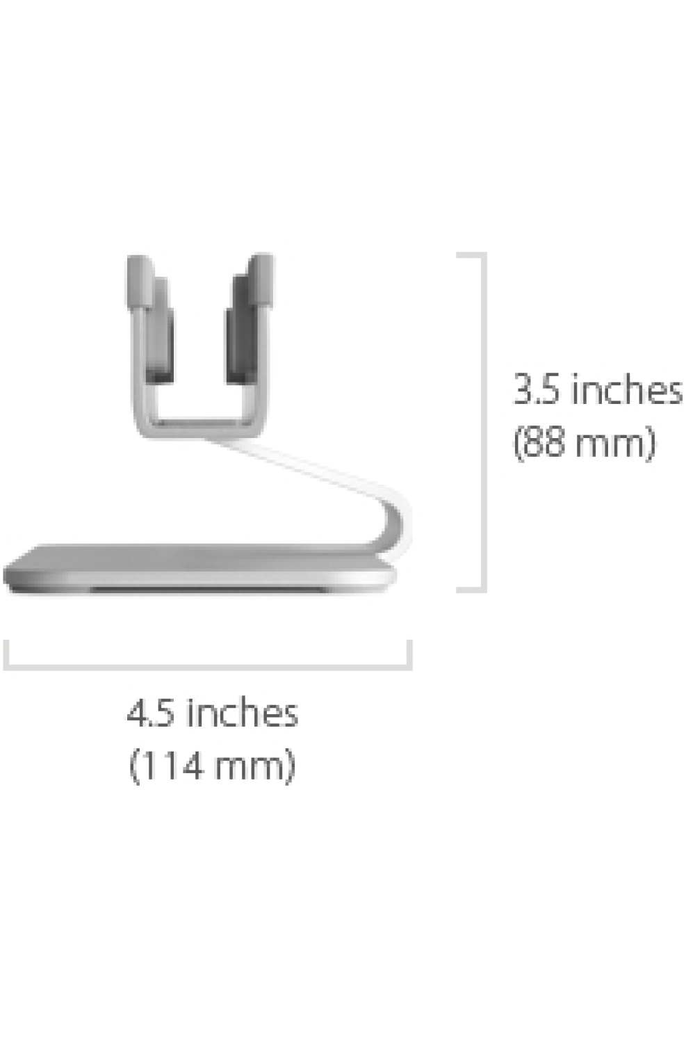 Rain Design Mtower Vertical Laptop Stand Silver - Afbeelding 5