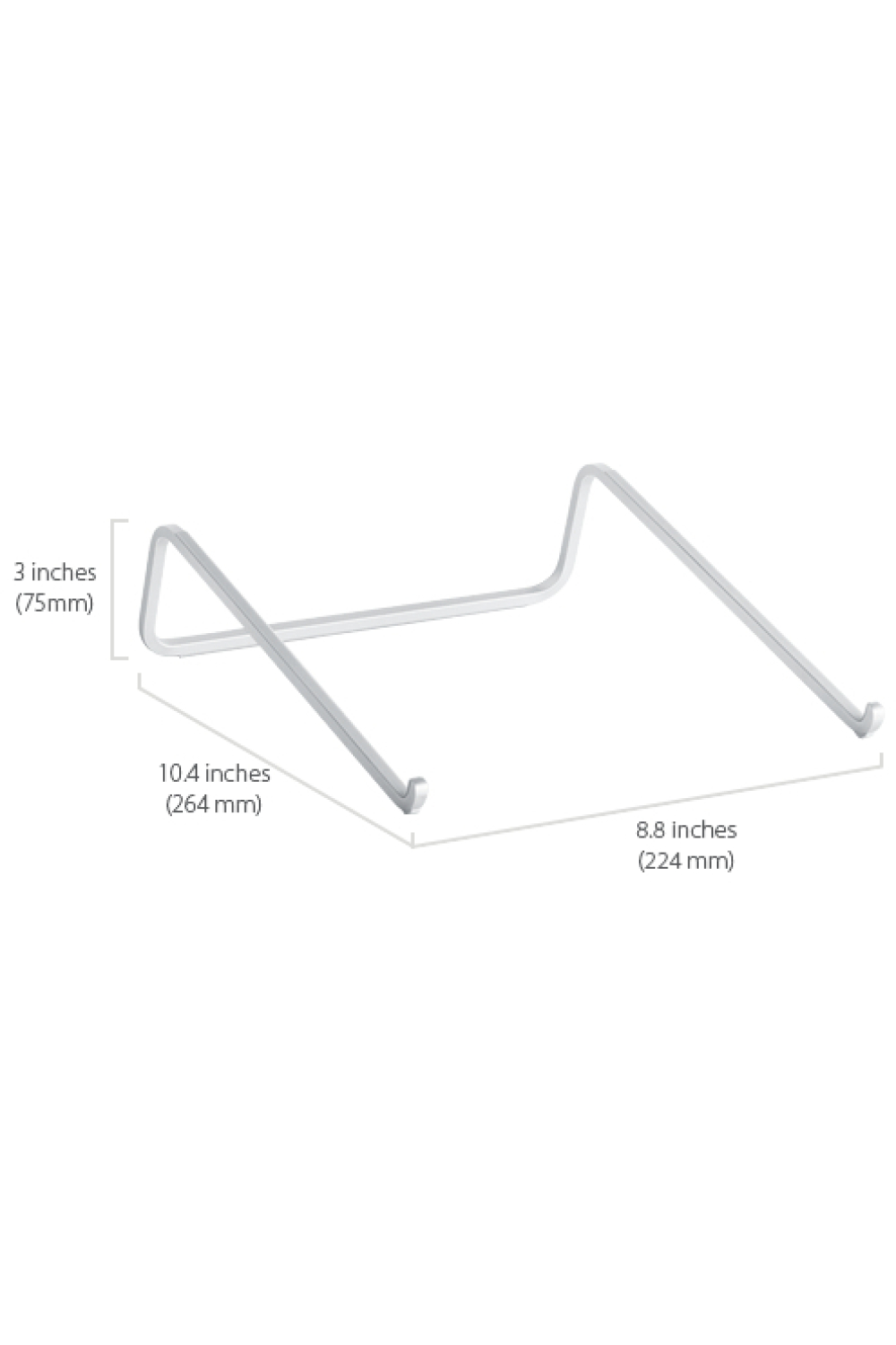 Rain Design Mbar Laptop Stand Space Grey - Afbeelding 5