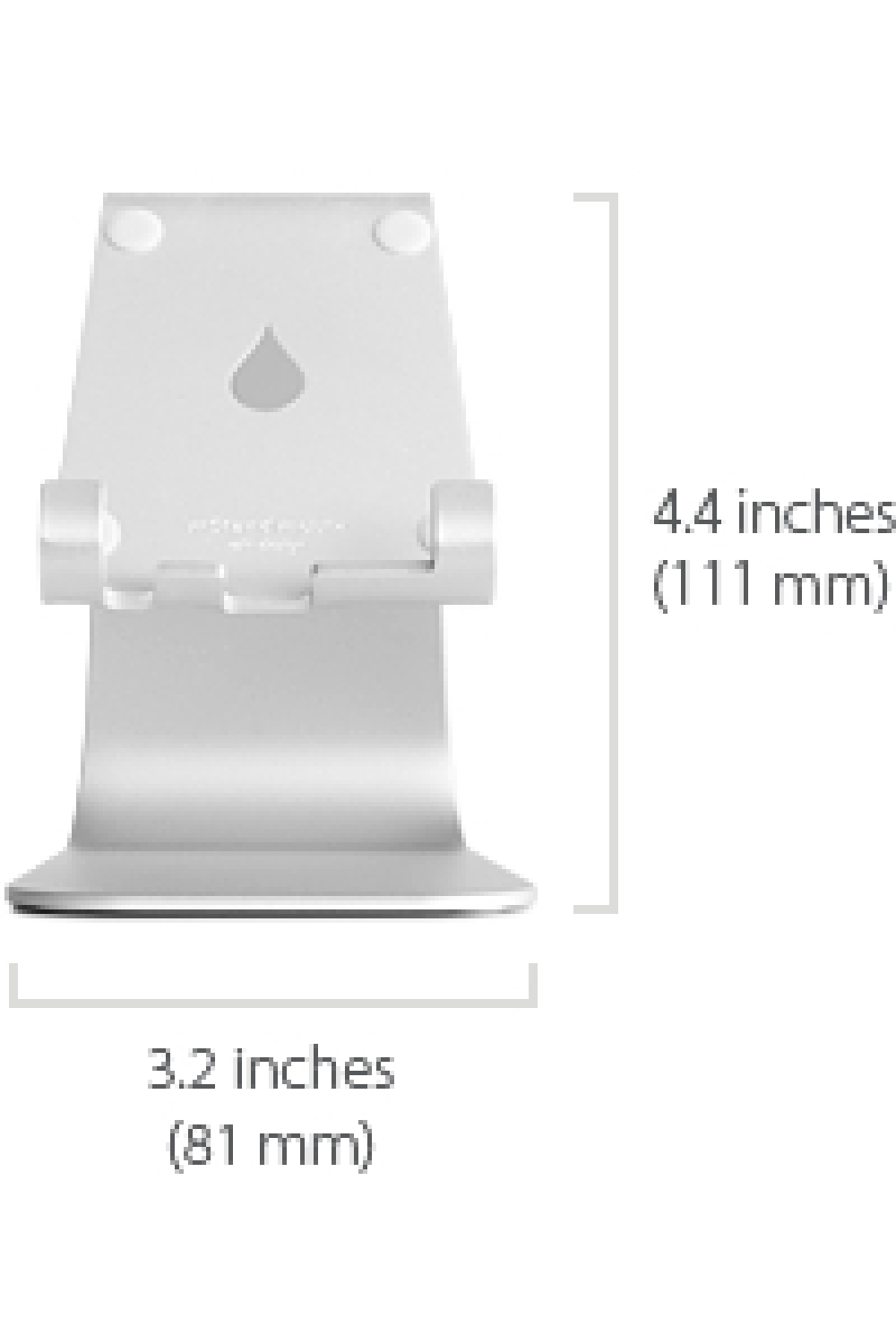 Rain Design Mstand Mobile Stand Silver - Afbeelding 4