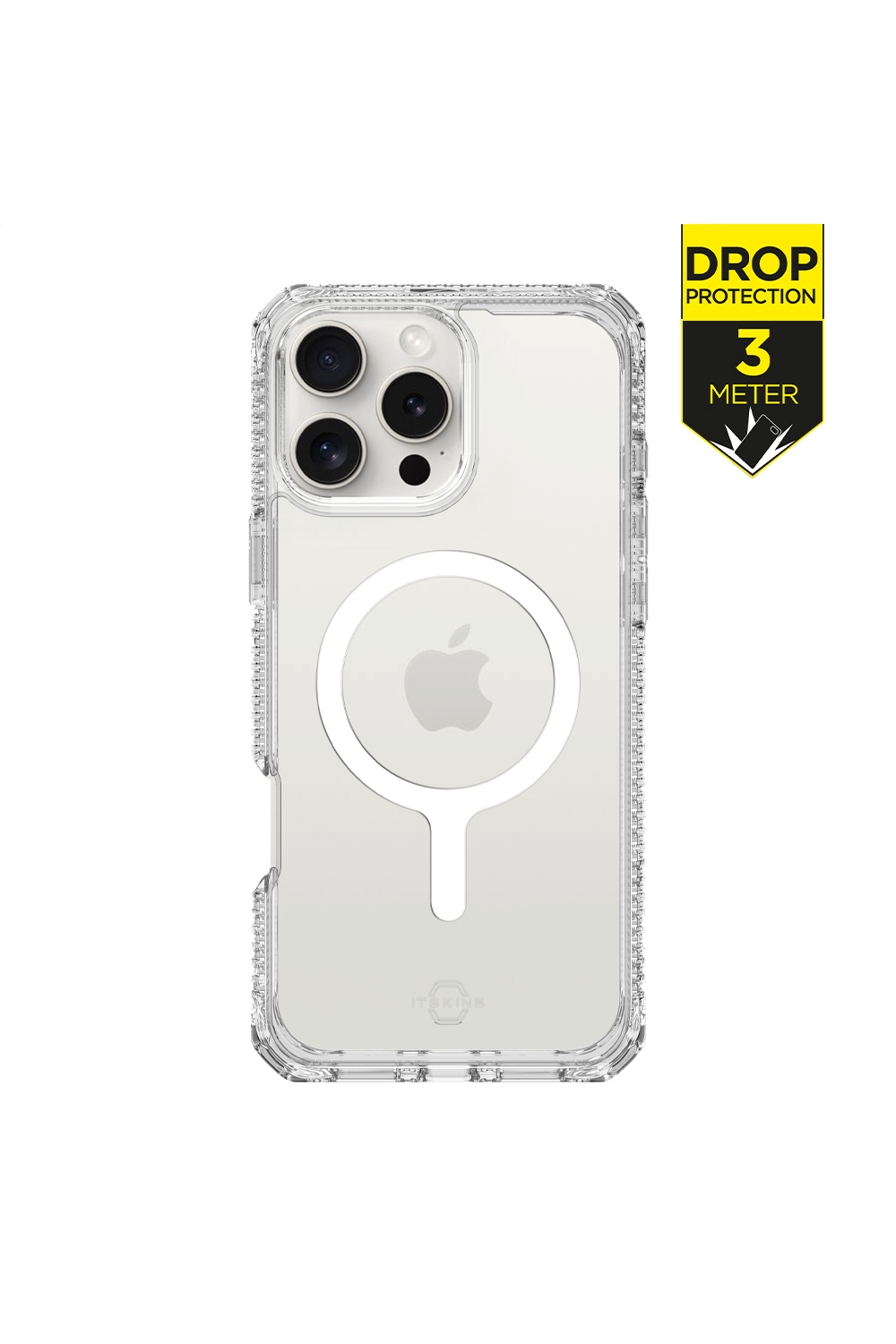 Itskins Level 2 Hybridmagclear_R For Apple Iphone 16 Pro Transparent