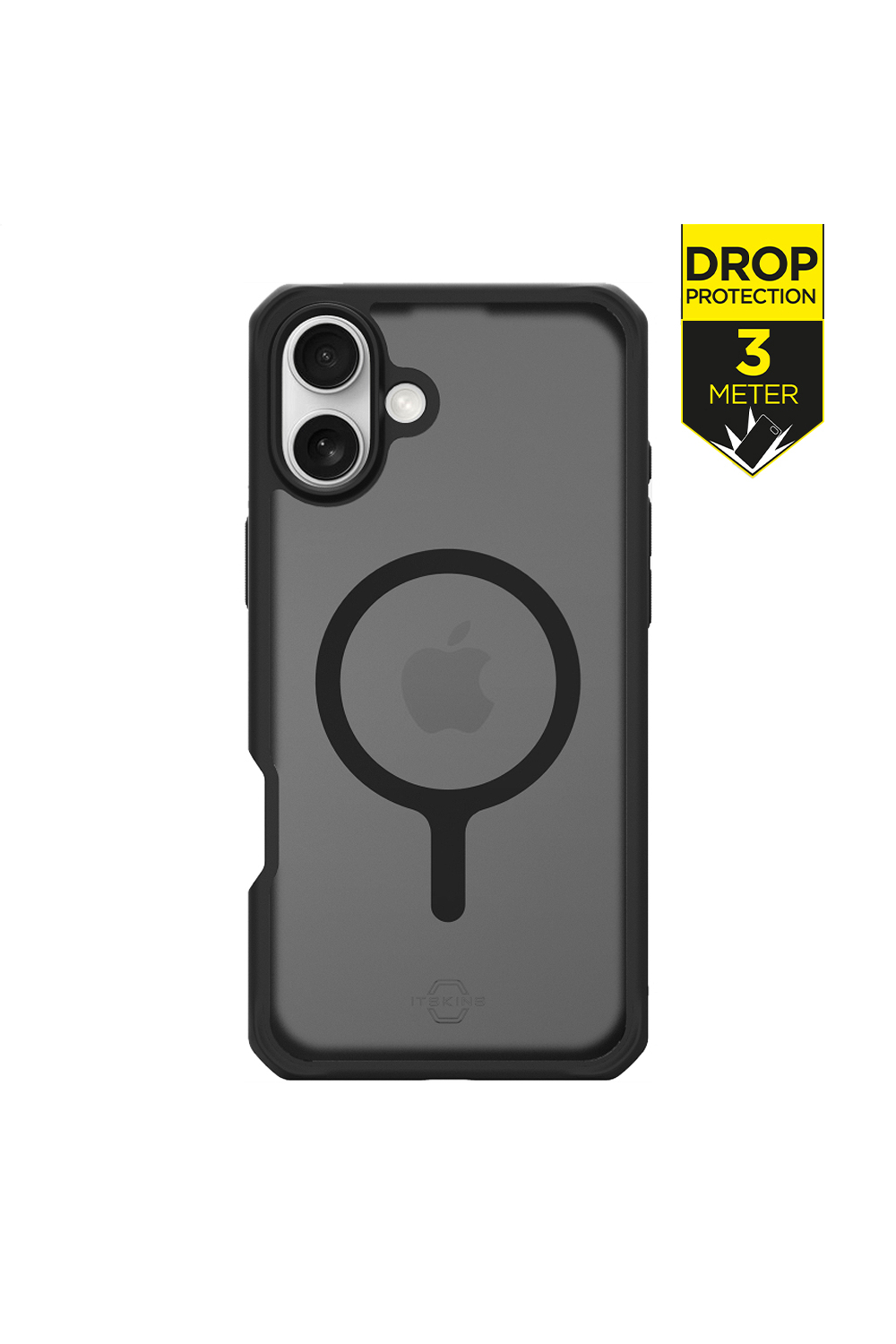 Itskins Level 2 Hybridmagfrost_R For Apple Iphone 16 Plus Black