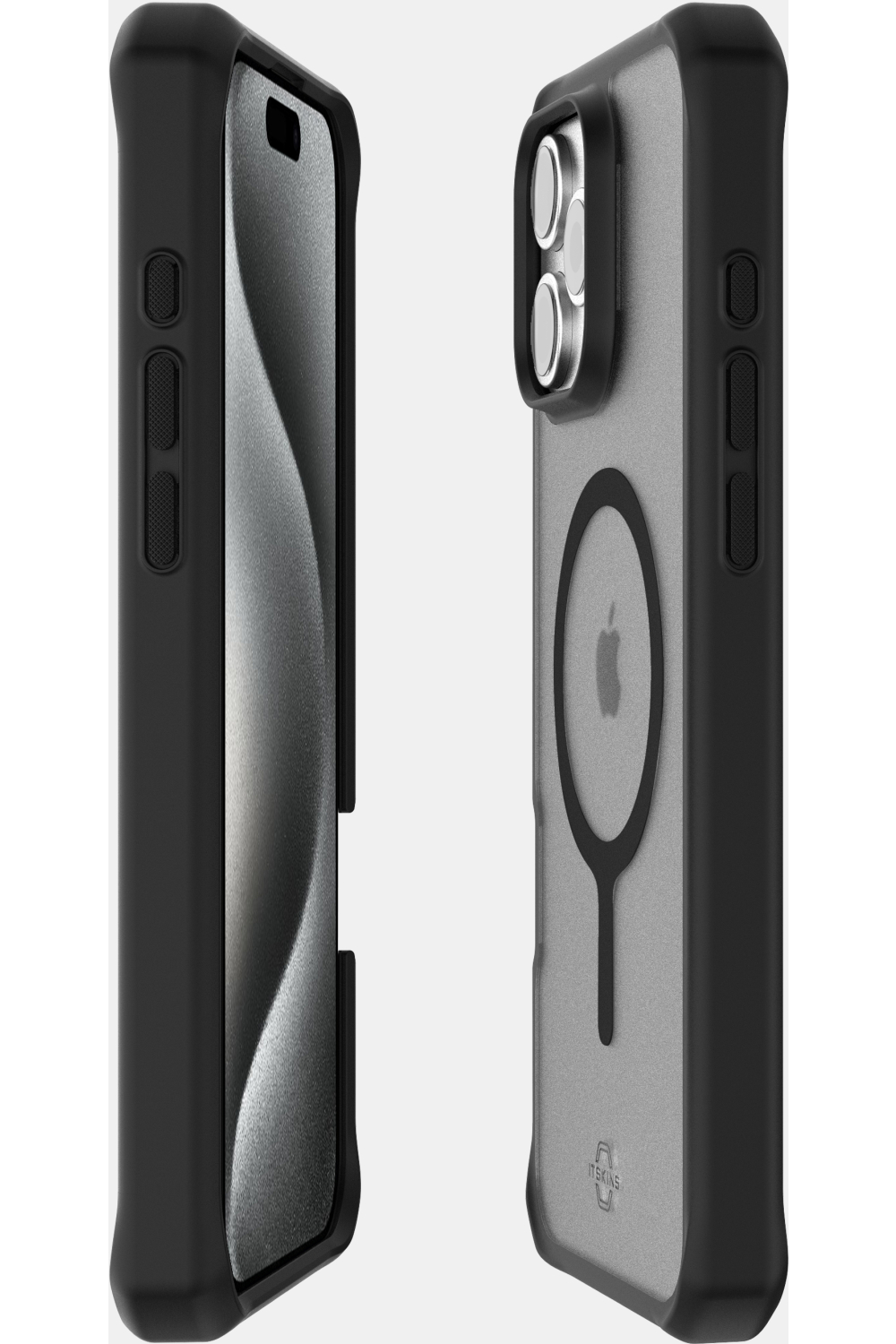 Itskins Level 2 Hybridmagfrost_R For Apple Iphone 16 Pro Black - Afbeelding 3