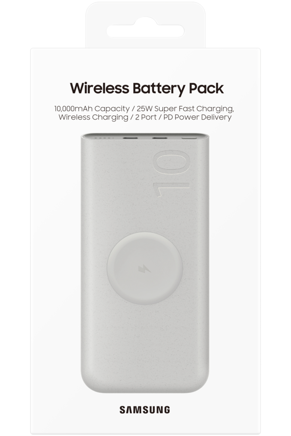 Samsung Eb-U2510Xuegeu Samsung Wireless Battery Pack 10.000 Mah 25W Beige - Afbeelding 7