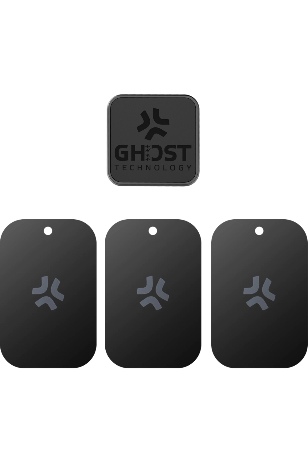 Celly Ghostfix Universal Magnetic Car Holder + 3 Metal Plates Xl Black - Afbeelding 8