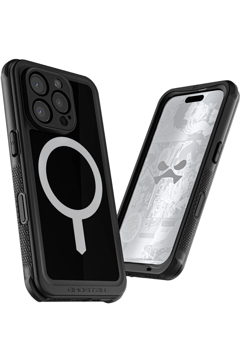 Ghostek Nautical Waterproof Magsafe Case + Belt Swivel Holster Apple Iphone 16 Pro Black - Afbeelding 7