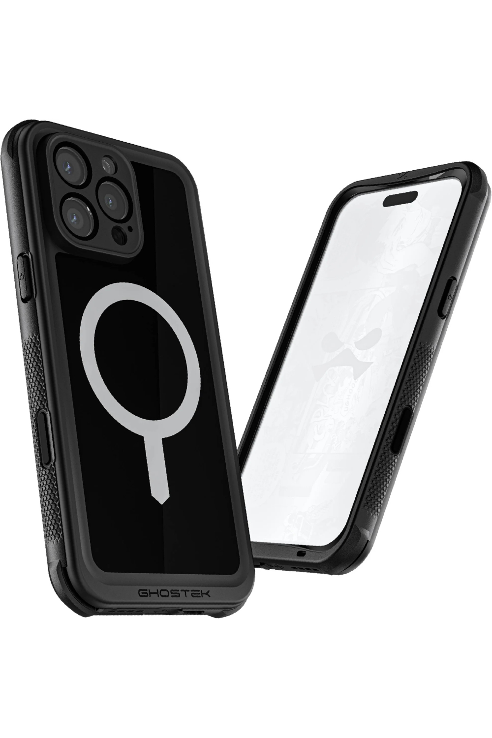 Ghostek Nautical Waterproof Magsafe Case + Belt Swivel Holster Apple Iphone 16 Pro Max Black - Afbeelding 7