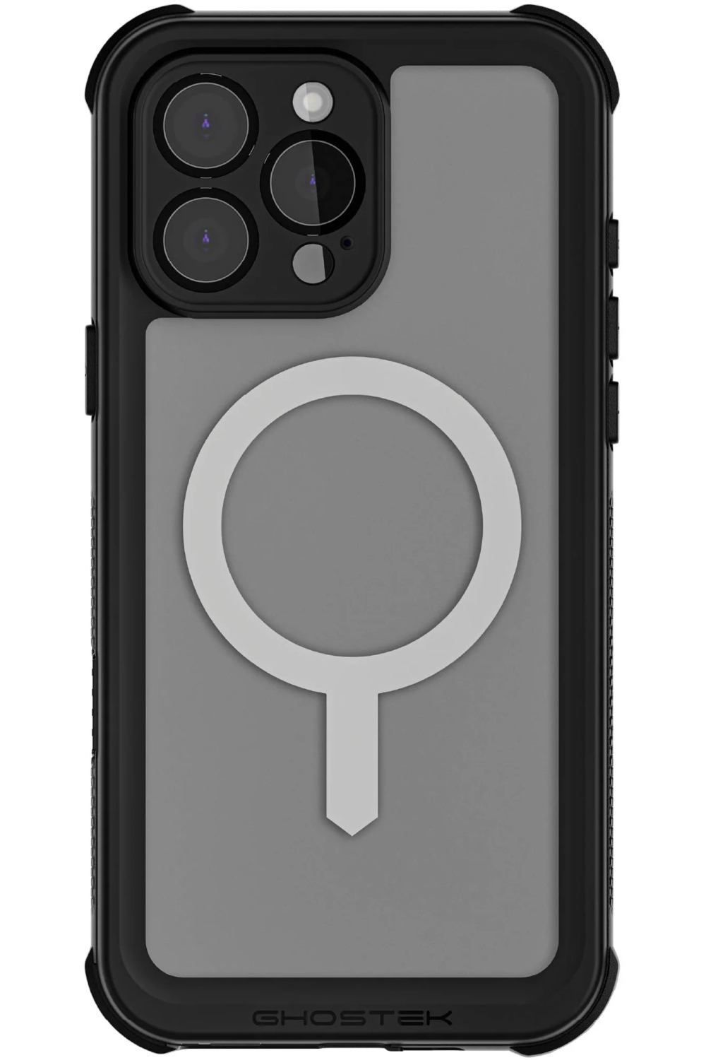 Ghostek Nautical Waterproof Magsafe Case + Belt Swivel Holster Apple Iphone 16 Pro Max Clear - Afbeelding 3