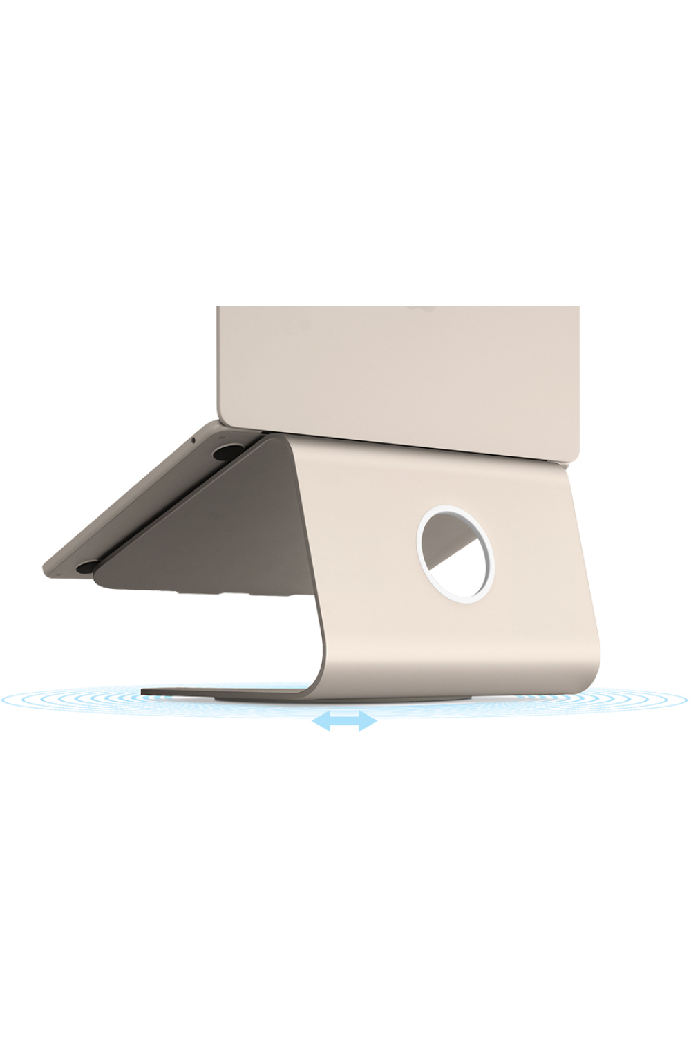 Rain Design Mstand 360 Laptop Stand + Swivel Base Starlight Actie Pakket 5+1 Gratis