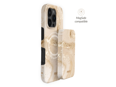 Mio By Mobilize Mio Powerbank 5000Mah With Double Sided Magsafe Compatibility Gold Marble - Glossy