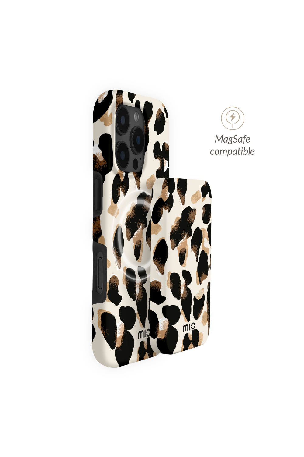 Mio By Mobilize Mio Powerbank 5000Mah With Double Sided Magsafe Compatibility  Leopard - Matt