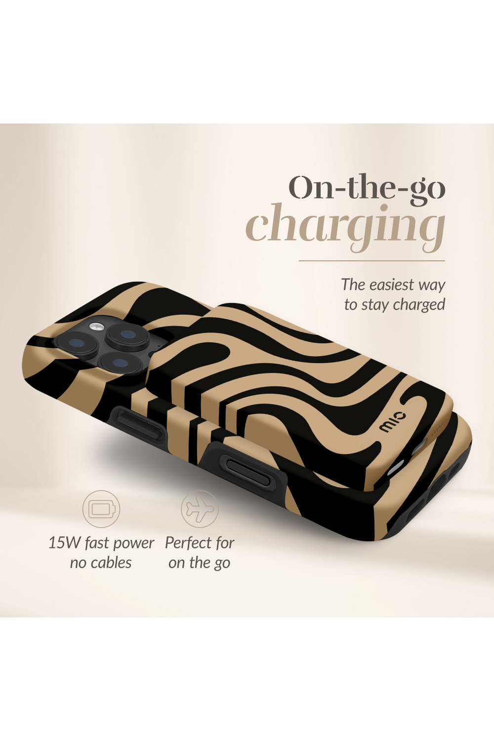 Mio By Mobilize Mio Powerbank 5000Mah With Double Sided Magsafe Compatibility Swirl - Matt - Afbeelding 2