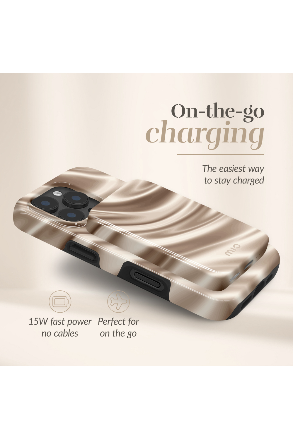 Mio By Mobilize Mio Powerbank 5000Mah With Double Sided Magsafe Compatibility Silky Dreams - Glossy - Afbeelding 2