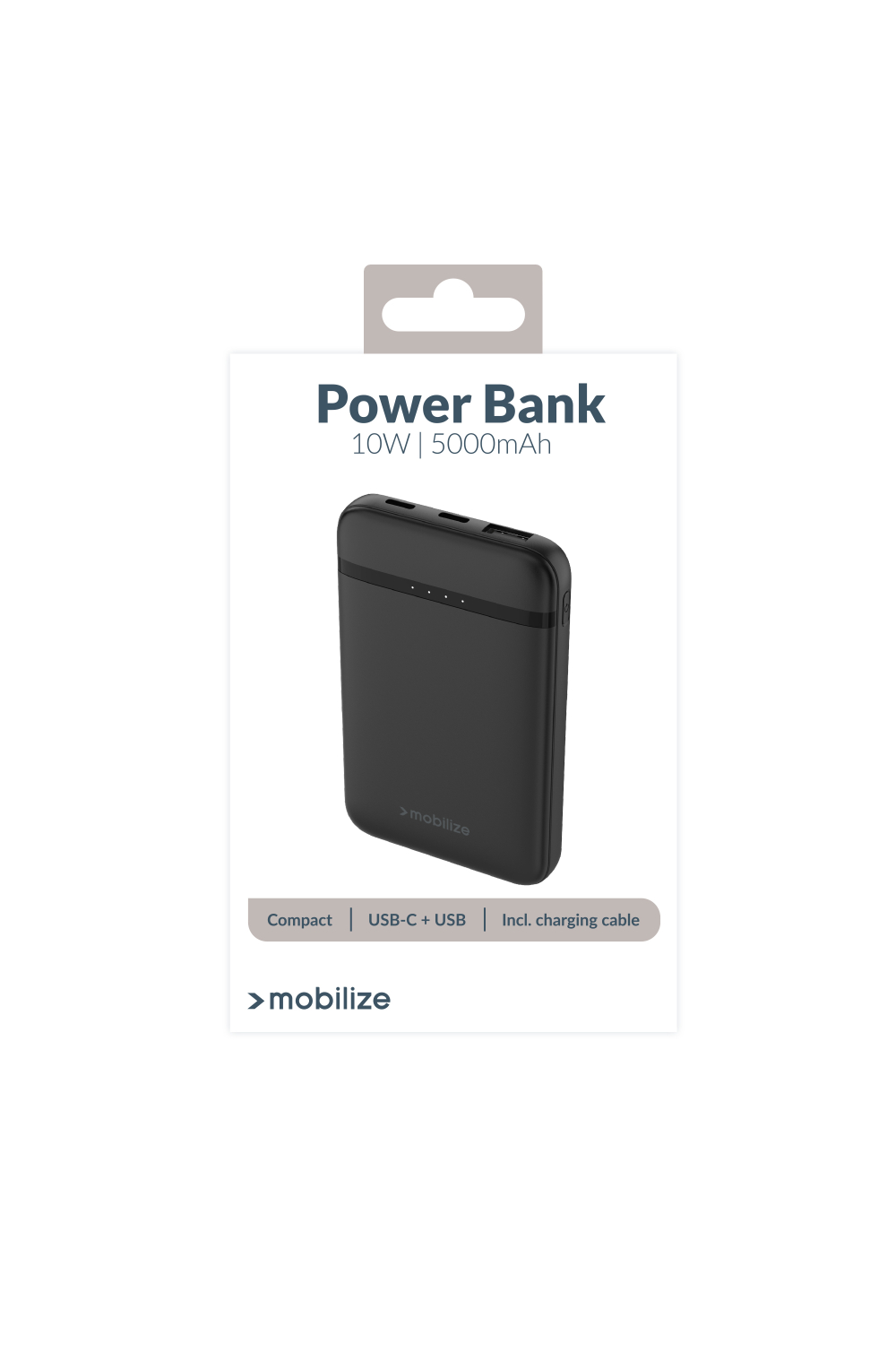 Mobilize Power Bank 5000Mah 10W Black - Afbeelding 10