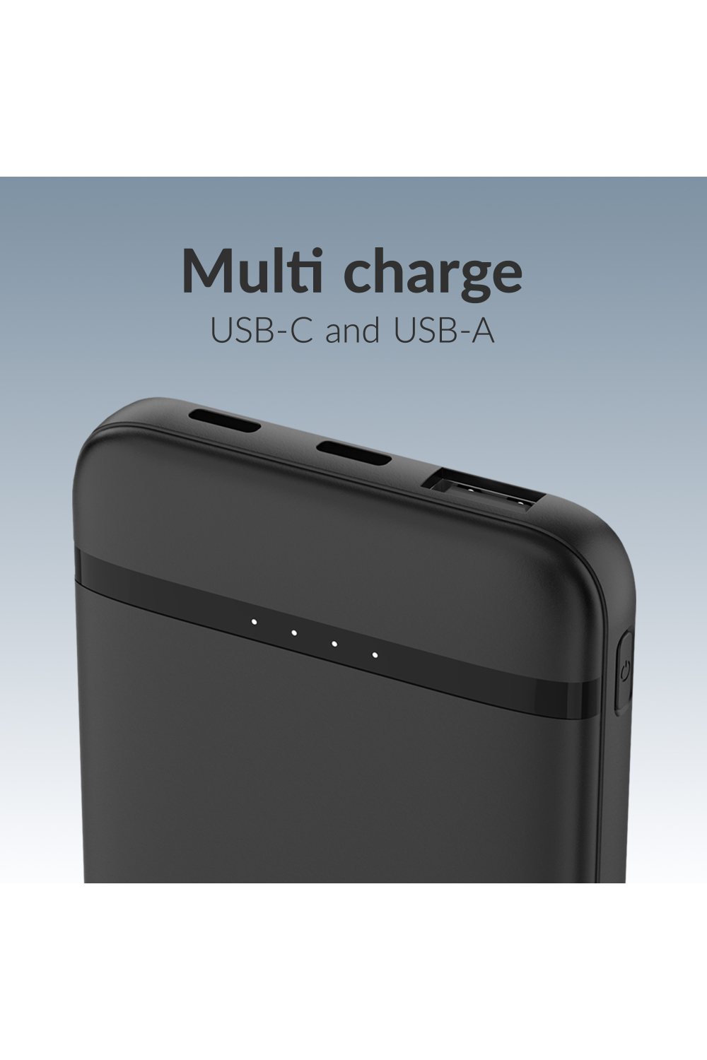 Mobilize Power Bank 5000Mah 10W Black - Afbeelding 4