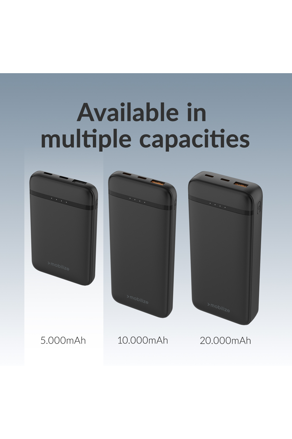 Mobilize Power Bank 5000Mah 10W Black - Afbeelding 9