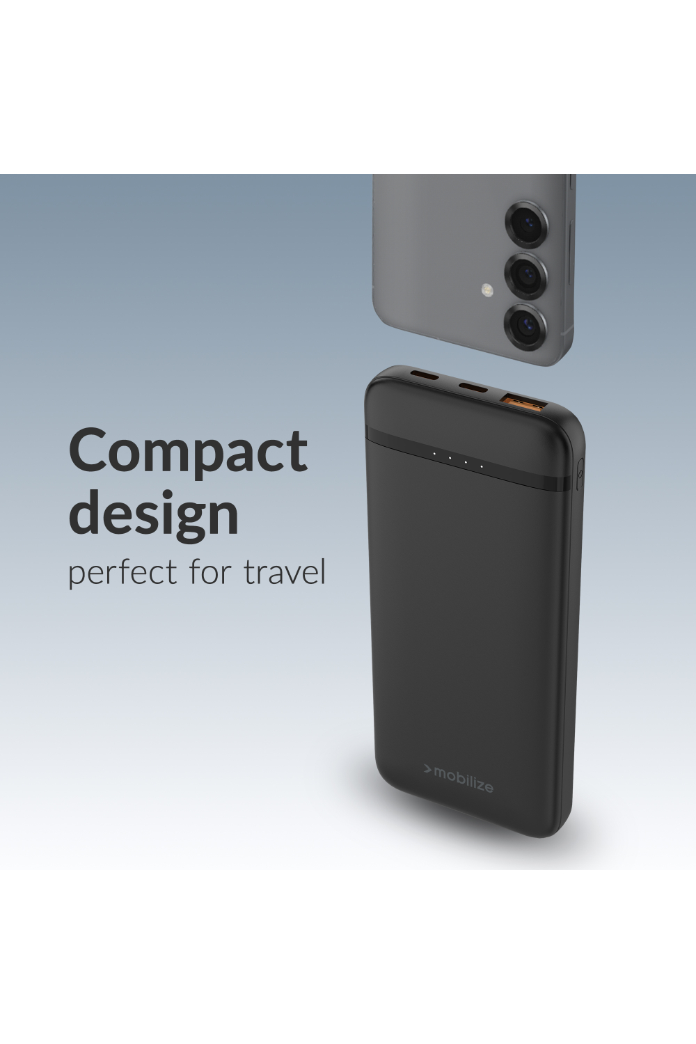 Mobilize Power Bank 10000Mah Pd 20W Black - Afbeelding 6