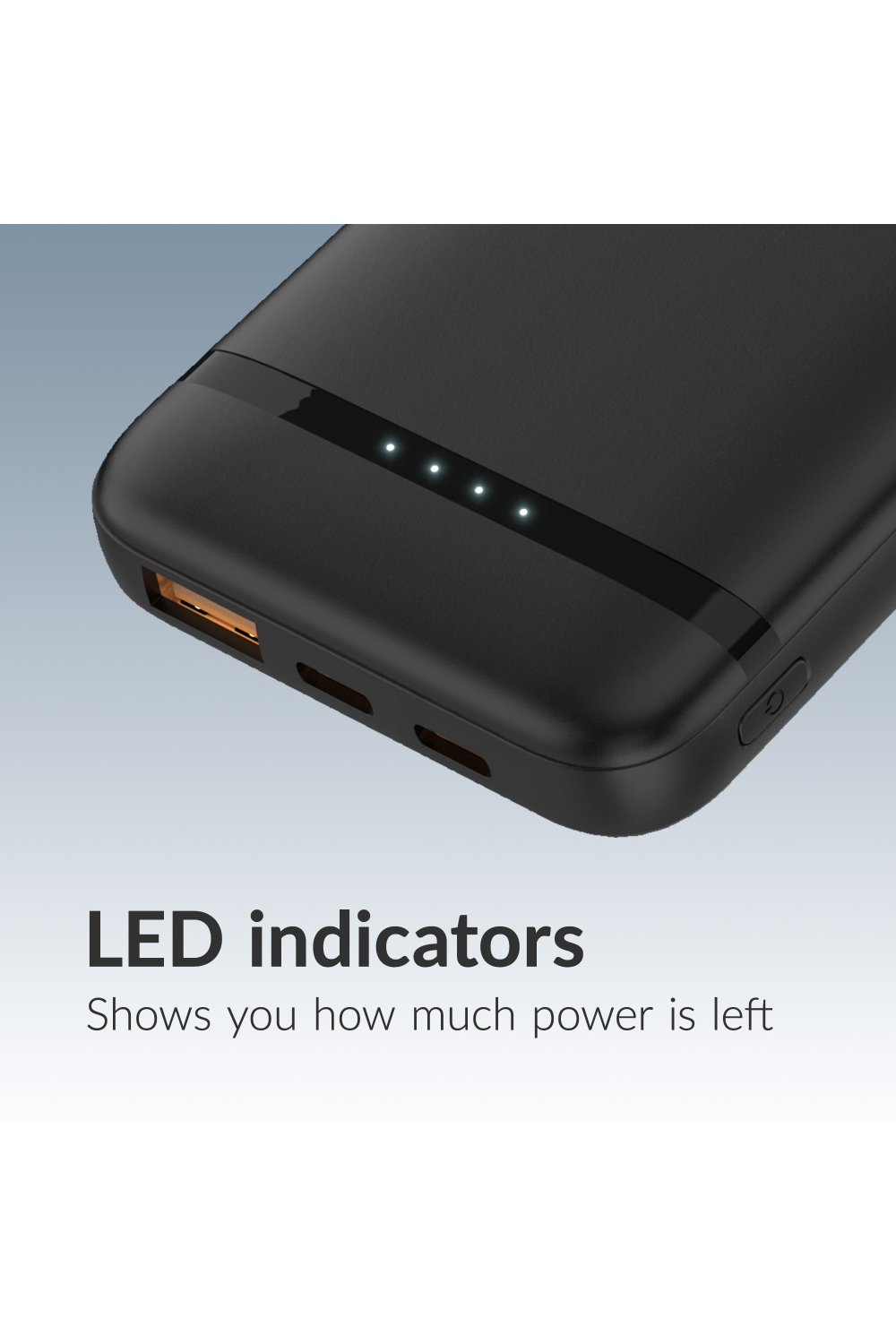 Mobilize Power Bank 10000Mah Pd 20W Black - Afbeelding 7