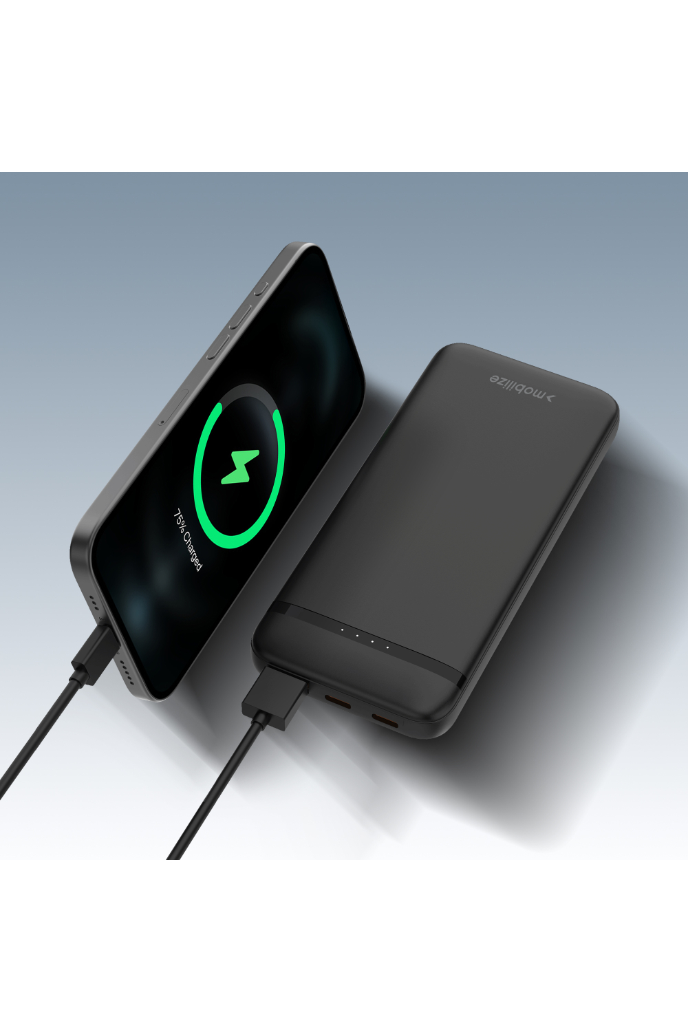 Mobilize Power Bank 10000Mah Pd 20W Black - Afbeelding 8