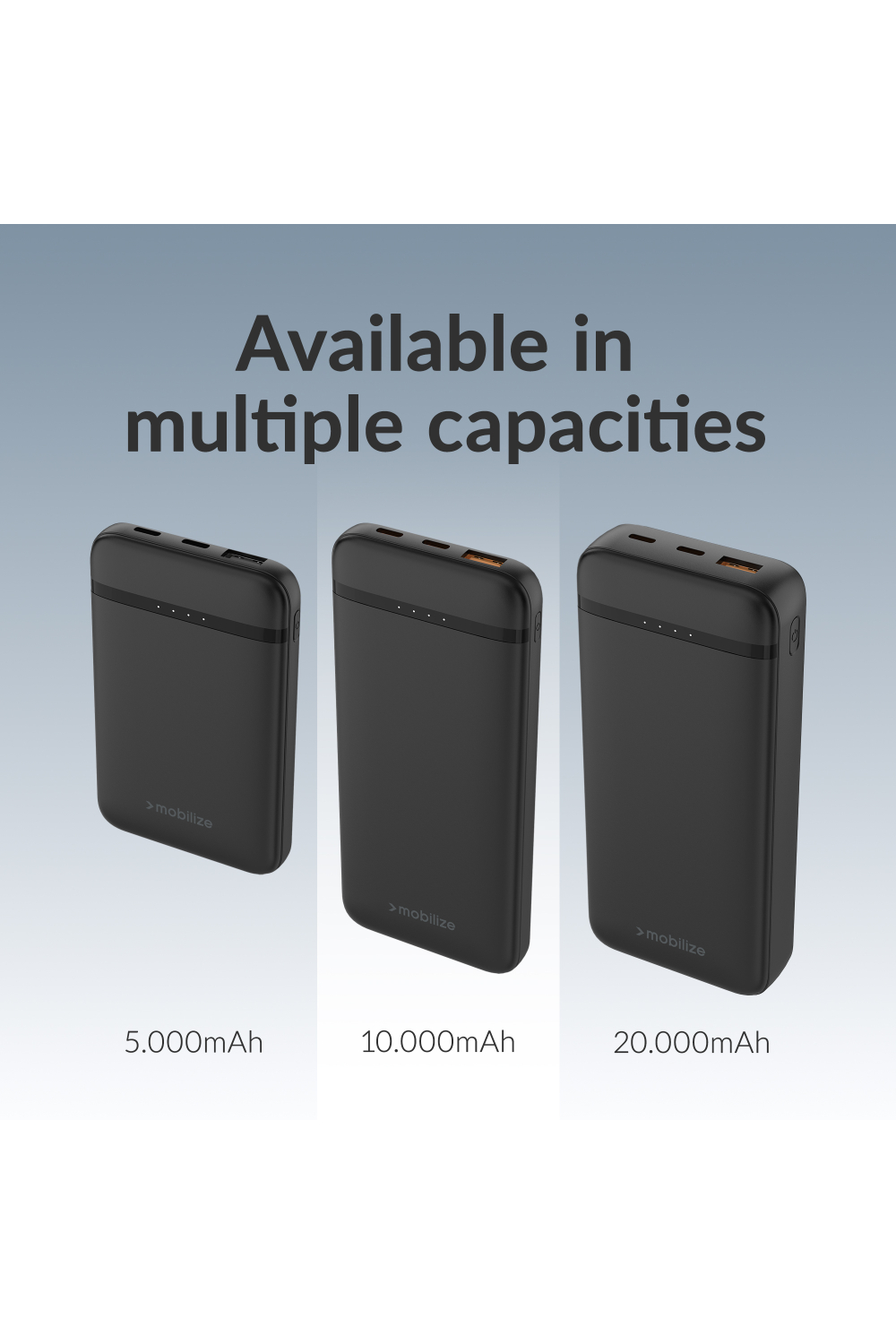 Mobilize Power Bank 10000Mah Pd 20W Black - Afbeelding 9