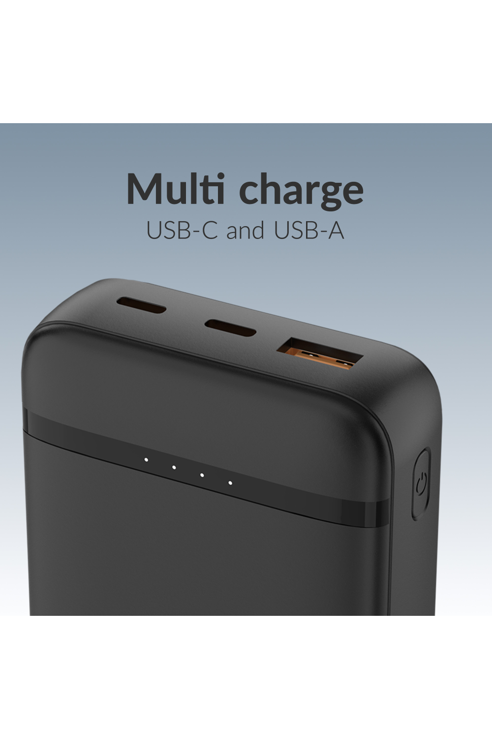 Mobilize Power Bank 20000Mah Pd 20W Black - Afbeelding 4