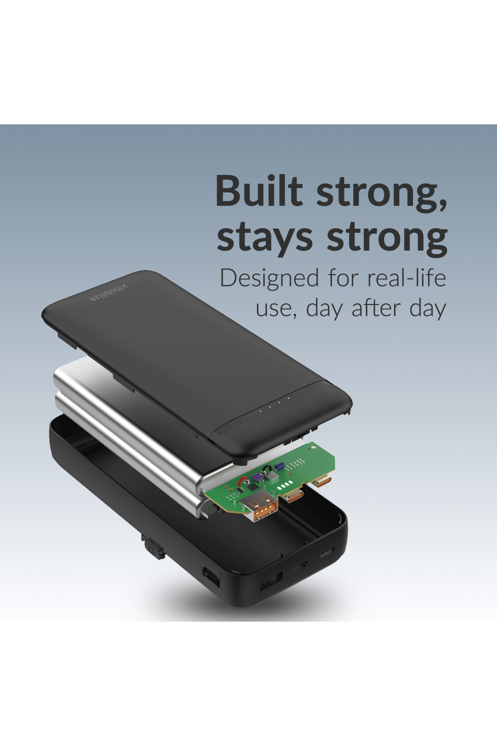 Mobilize Power Bank 20000Mah Pd 20W Black - Afbeelding 5