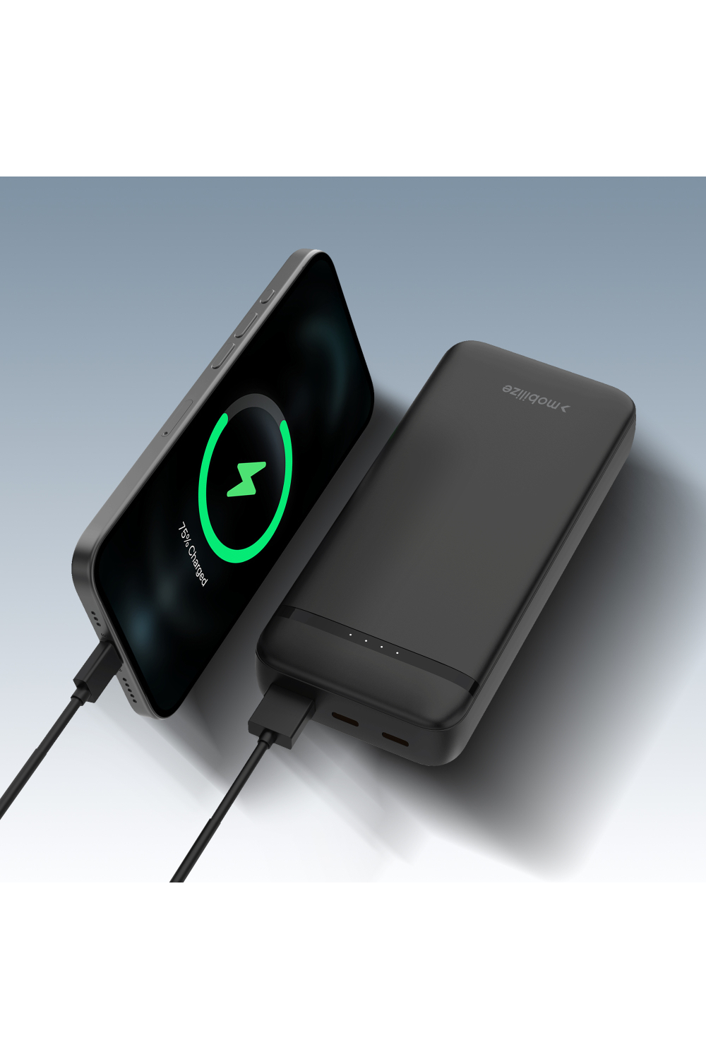 Mobilize Power Bank 20000Mah Pd 20W Black - Afbeelding 8