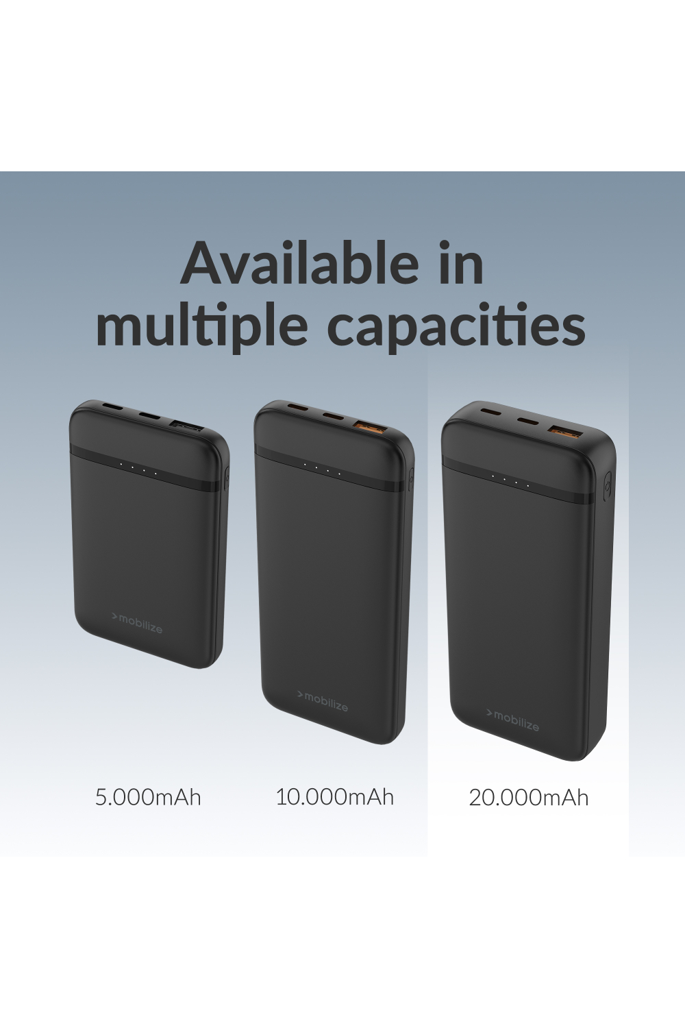 Mobilize Power Bank 20000Mah Pd 20W Black - Afbeelding 9