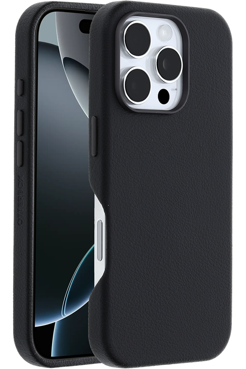 Otterbox Symmetry+ Cactus Leather Case Apple Iphone 16 Pro Noir Ash - Afbeelding 4