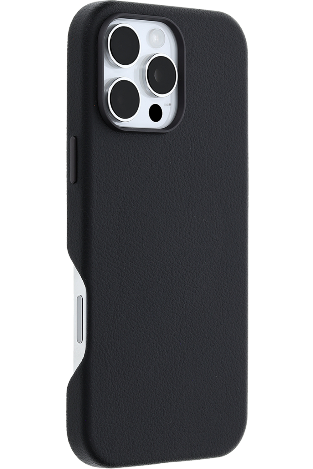 Otterbox Symmetry+ Cactus Leather Case Apple Iphone 16 Pro Max Noir Ash - Afbeelding 2