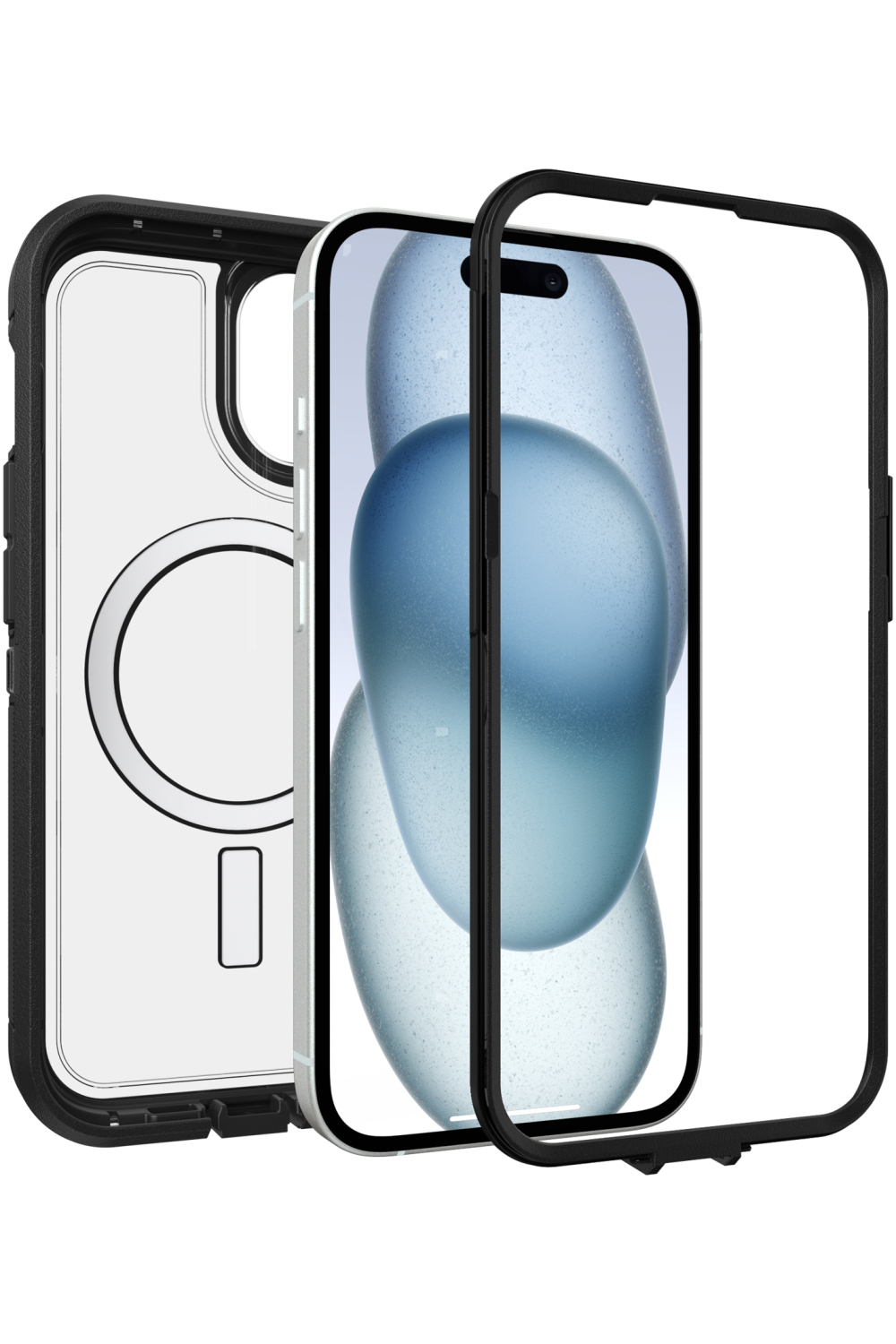 Otterbox Defender Series Xt With Magnets Apple Iphone 13/14/15/16E Clear/Black - Afbeelding 3