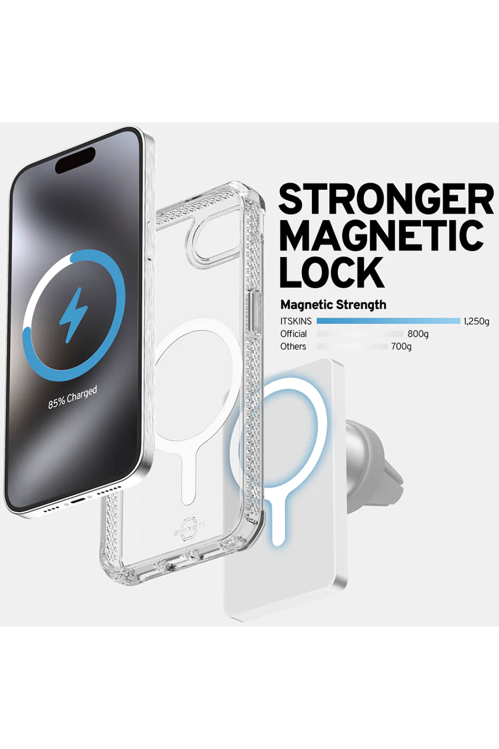 Itskins Level 2 Hybridmagclear_R For Apple Iphone 16E/17E Transparent - Afbeelding 9