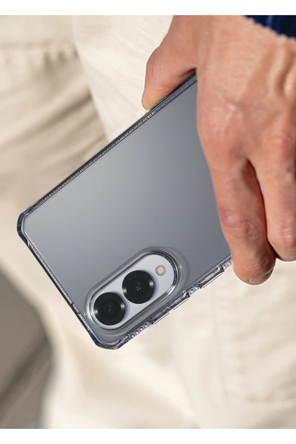 Itskins Level 2 Spectrumclear_R For Samsung Galaxy S25 Edge 5G Smoke - Afbeelding 6