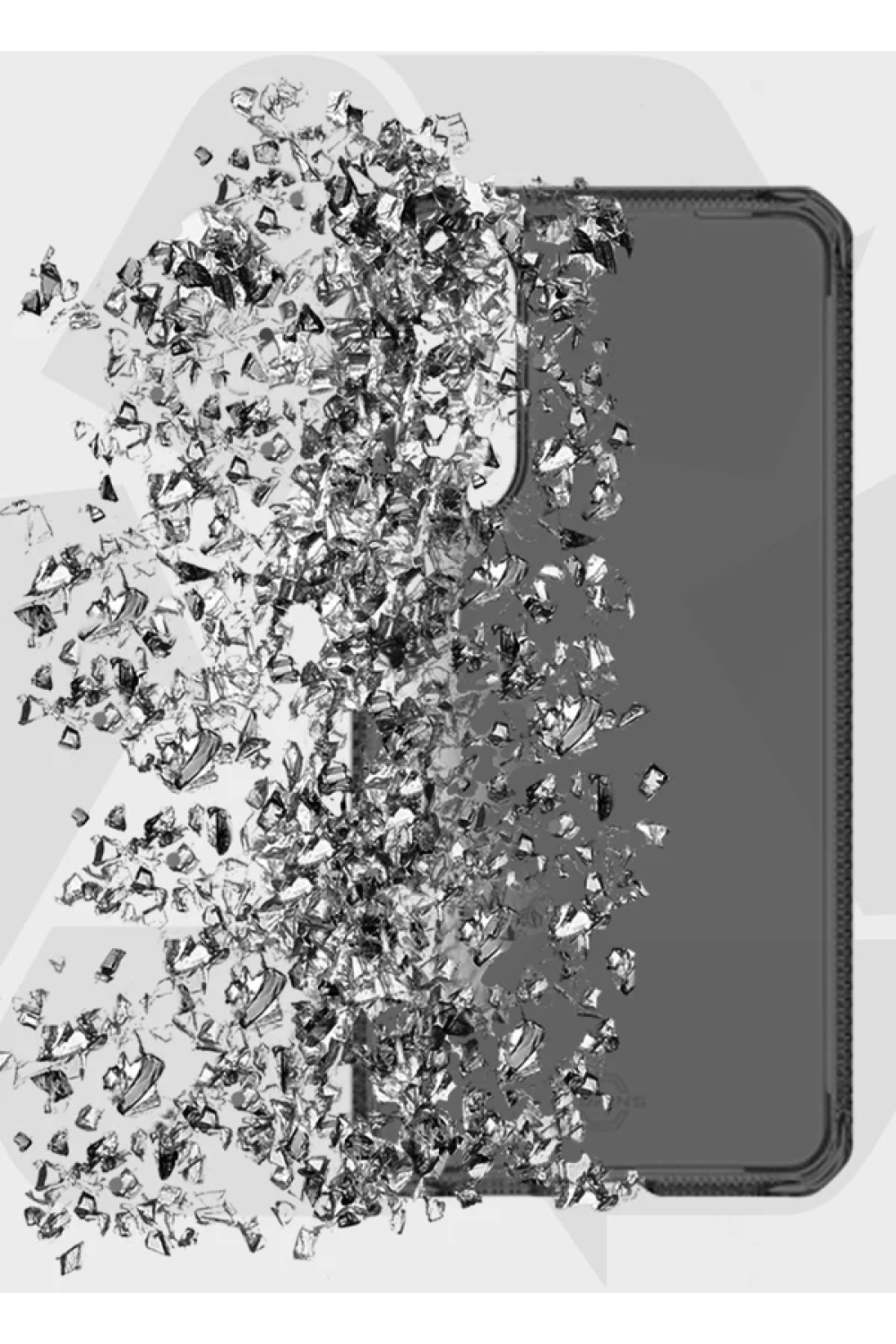 Itskins Level 2 Spectrumclear_R For Samsung Galaxy S25 Edge 5G Smoke - Afbeelding 8