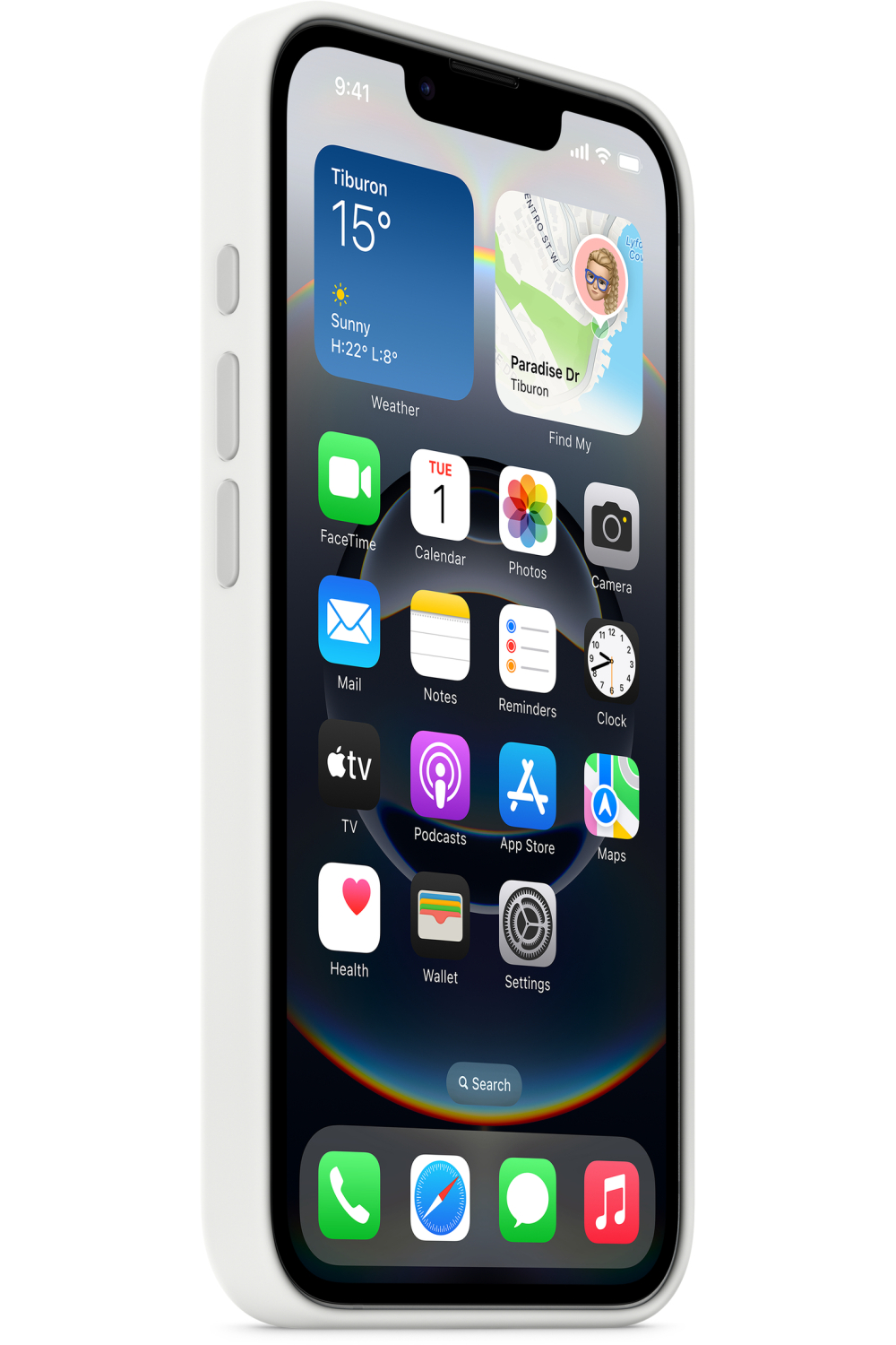 Apple Md3P4Zm/A Apple Silicone Case Iphone 16E White - Afbeelding 3