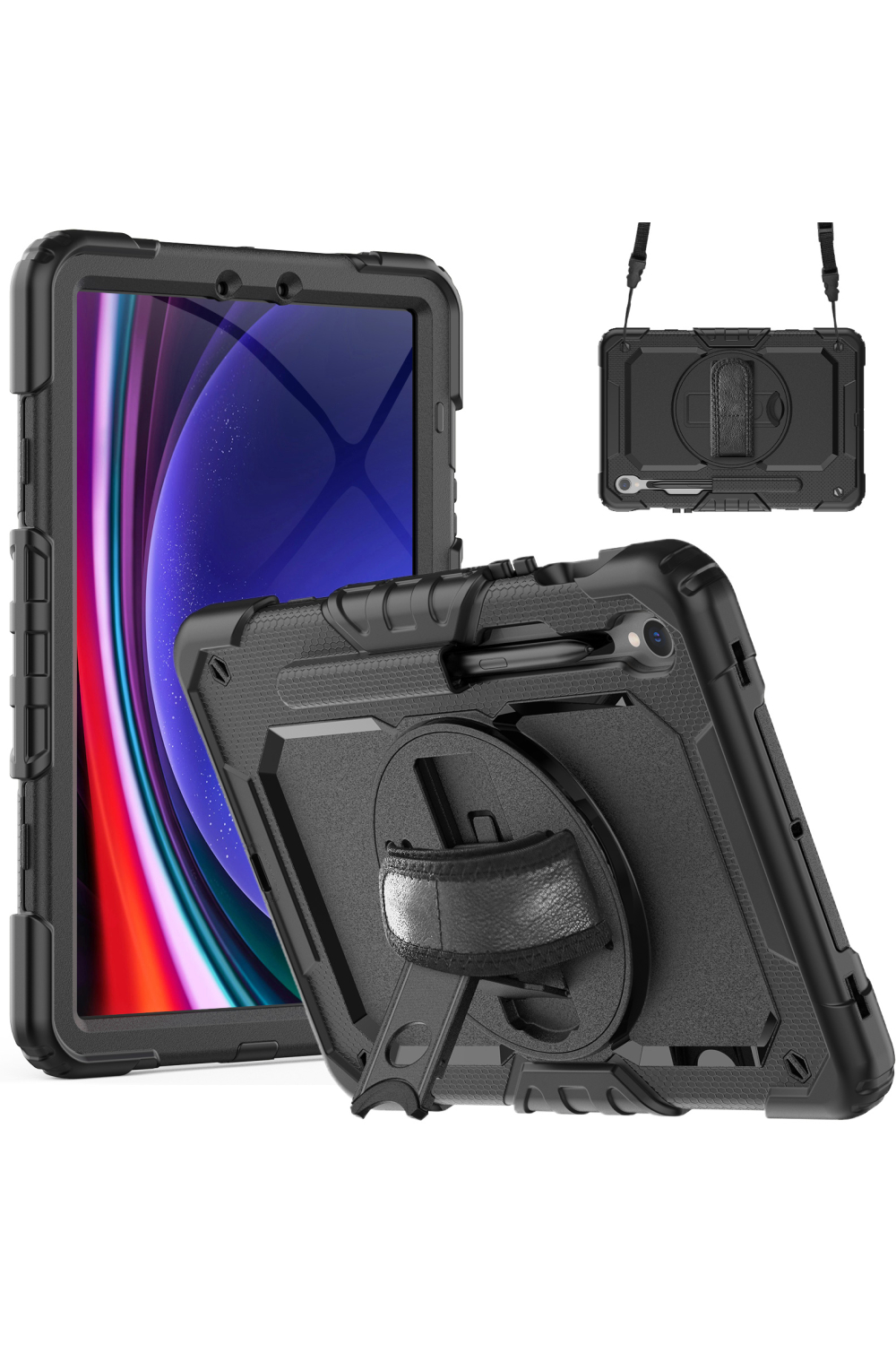 Xccess Survivor All-Round Case Samsung Galaxy Tab S10 Fe+ 13.1 Black (Screenless)
