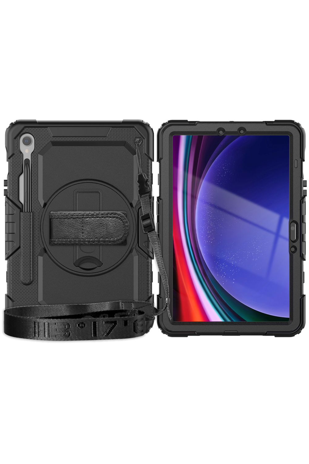 Xccess Survivor All-Round Case Samsung Galaxy Tab S10 Fe+ 13.1 Black (Screenless) - Afbeelding 2