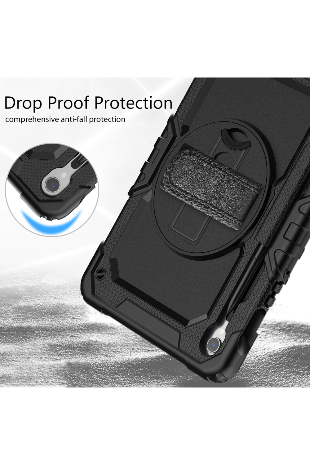 Xccess Survivor All-Round Case Samsung Galaxy Tab S10 Fe+ 13.1 Black (Screenless) - Afbeelding 4
