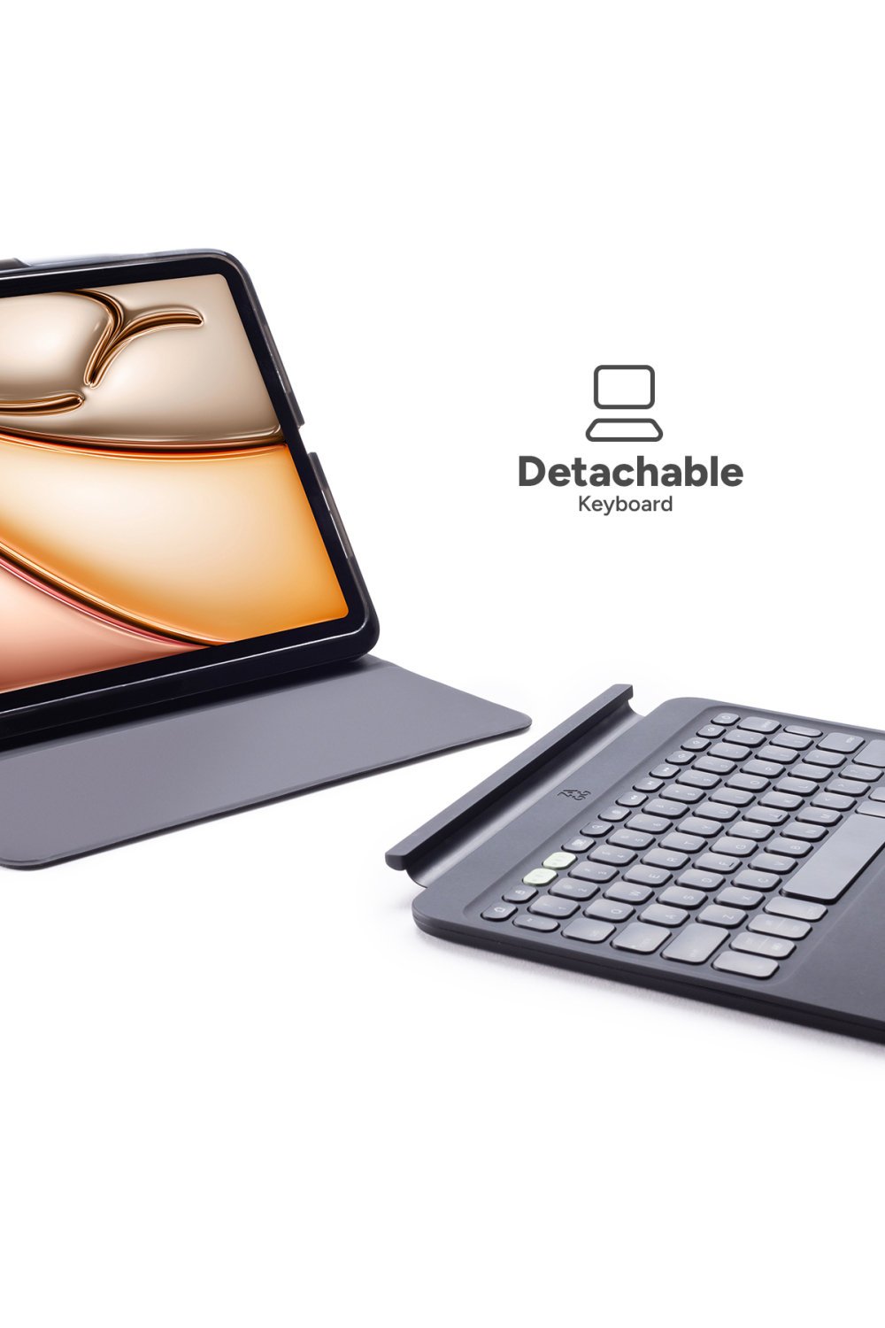 Zagg Pro Keys 2 Bluetooth Keyboard Case For Apple Ipad Air 13 (2024/2025/2026) Qwerty Black - Afbeelding 5