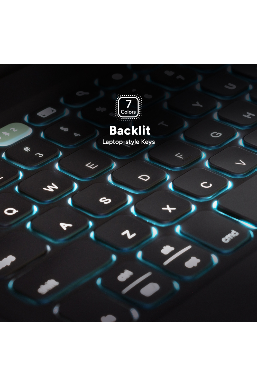 Zagg Pro Keys 2 Bluetooth Keyboard Case For Apple Ipad Pro 13 (2024/2025) Qwerty Black - Afbeelding 4