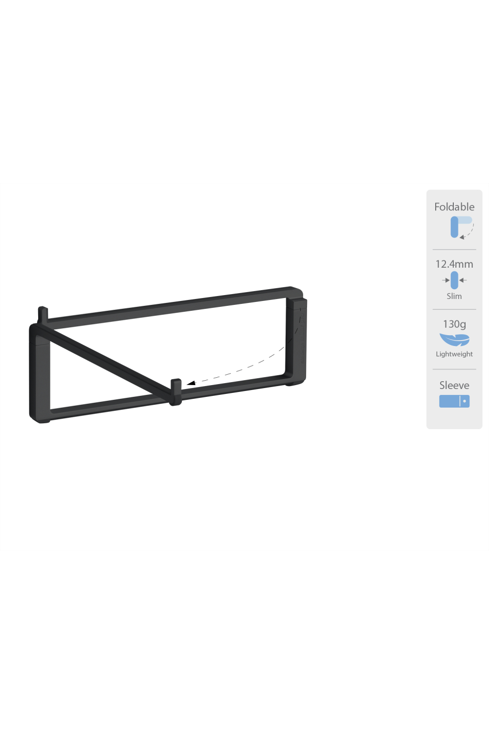 Rain Design Mbar Pro Foldable Laptop Stand Black - Afbeelding 2