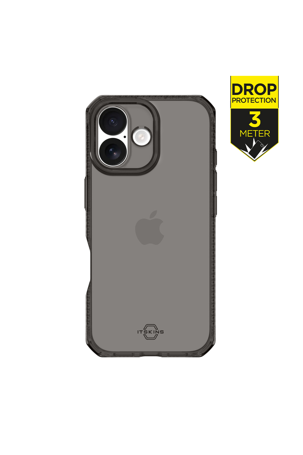 Itskins Level 2 Spectrumclear_R For Apple Iphone 17 Smoke