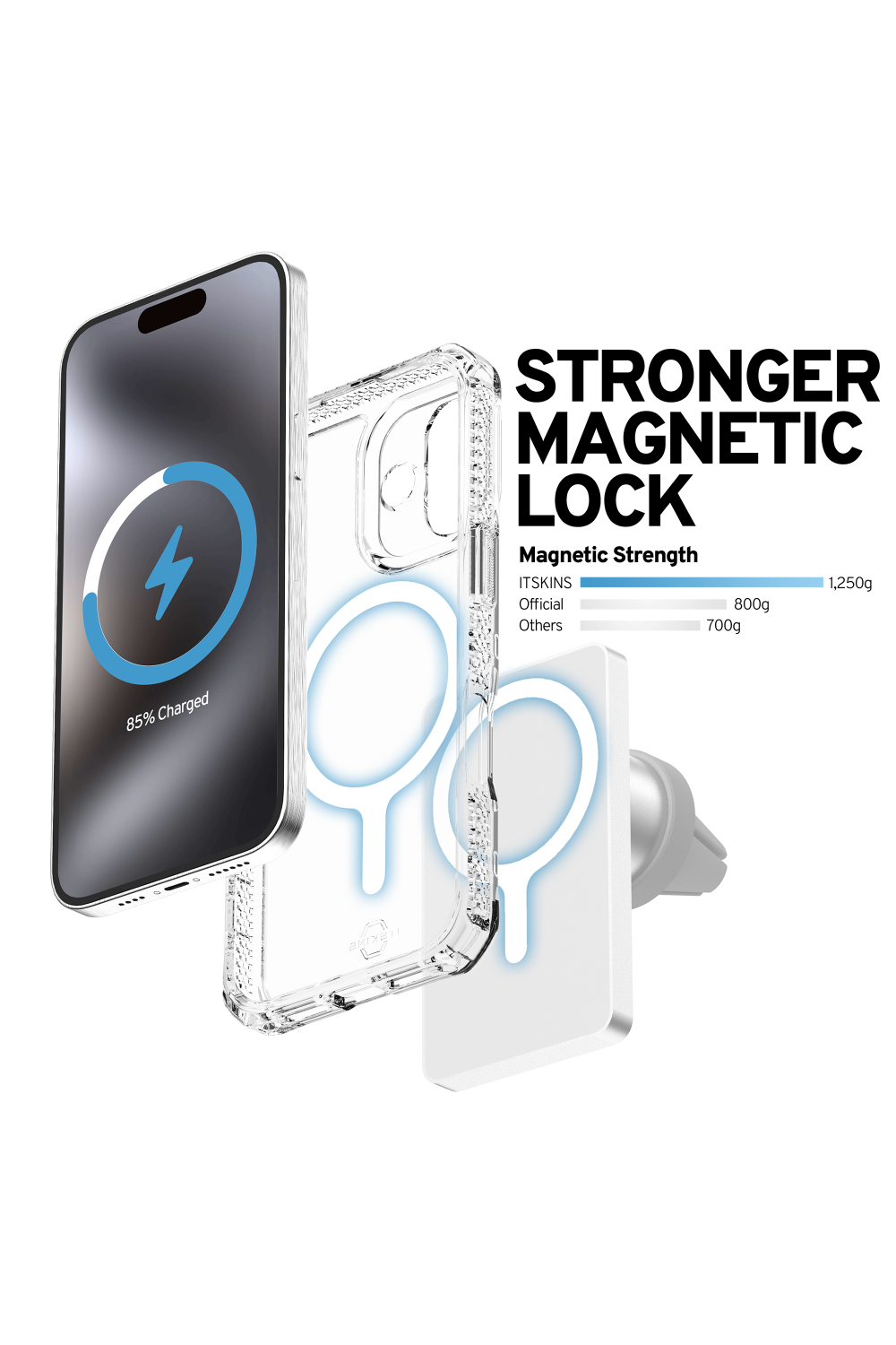 Itskins Level 2 Hybridmagclear_R For Apple Iphone 17 Transparent - Afbeelding 8