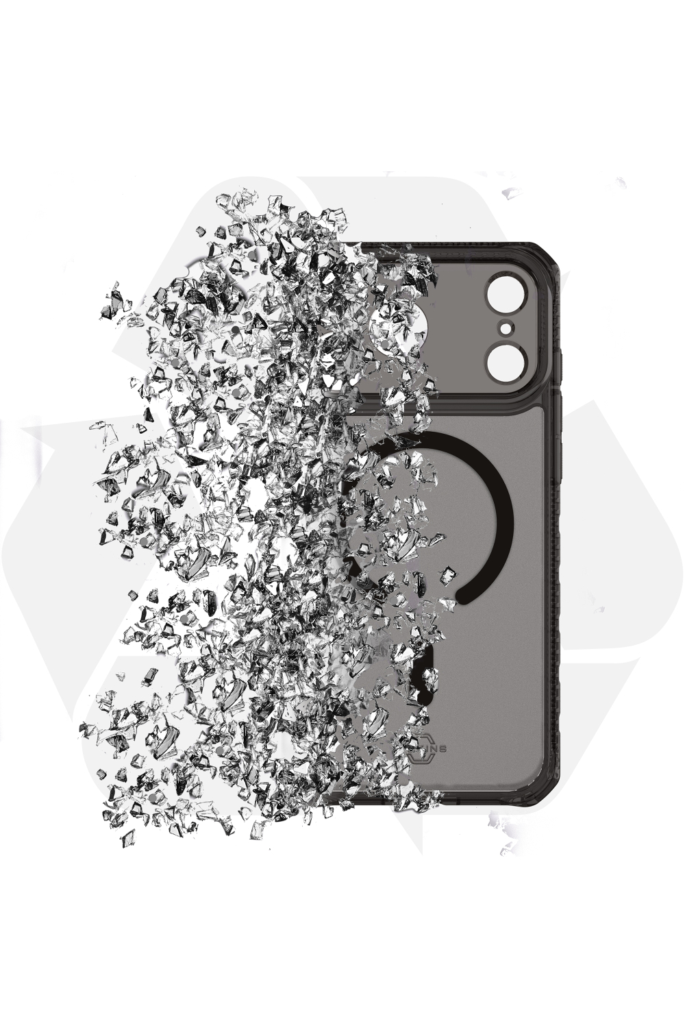 Itskins Level 2 Hybridmagfrost_R For Apple Iphone 17 Pro/18 Pro Black - Afbeelding 7