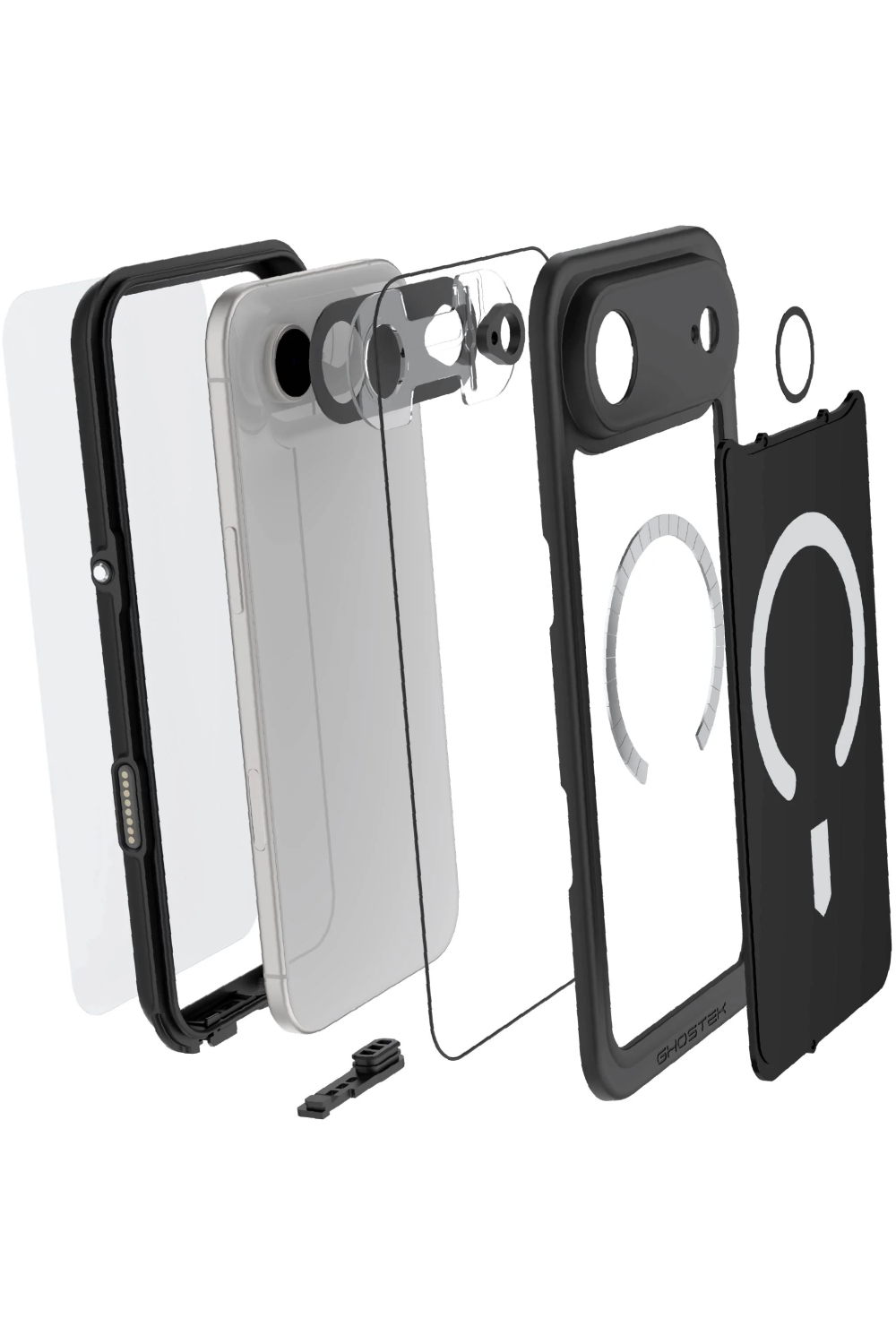Ghostek Nautical Slim Waterproof Magsafe Case Apple Iphone Air Black - Afbeelding 5