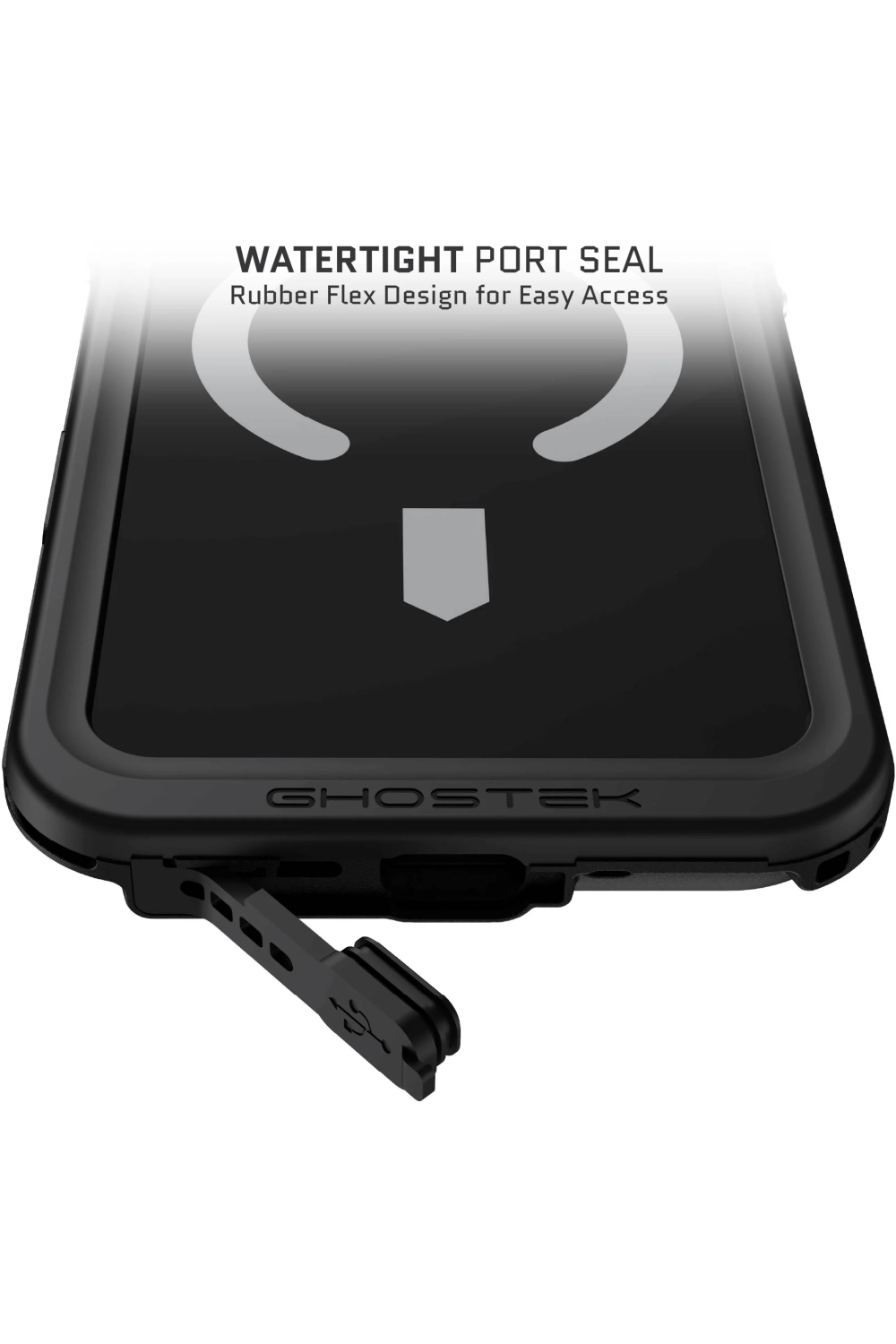 Ghostek Nautical Slim Waterproof Magsafe Case Apple Iphone Air Black - Afbeelding 6