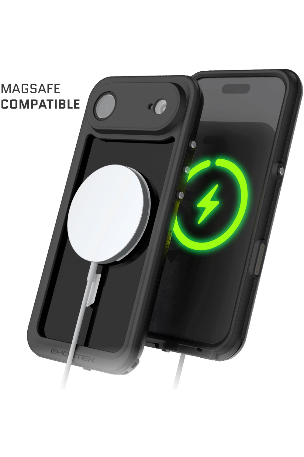 Ghostek Nautical Slim Waterproof Magsafe Case Apple Iphone Air Black - Afbeelding 7