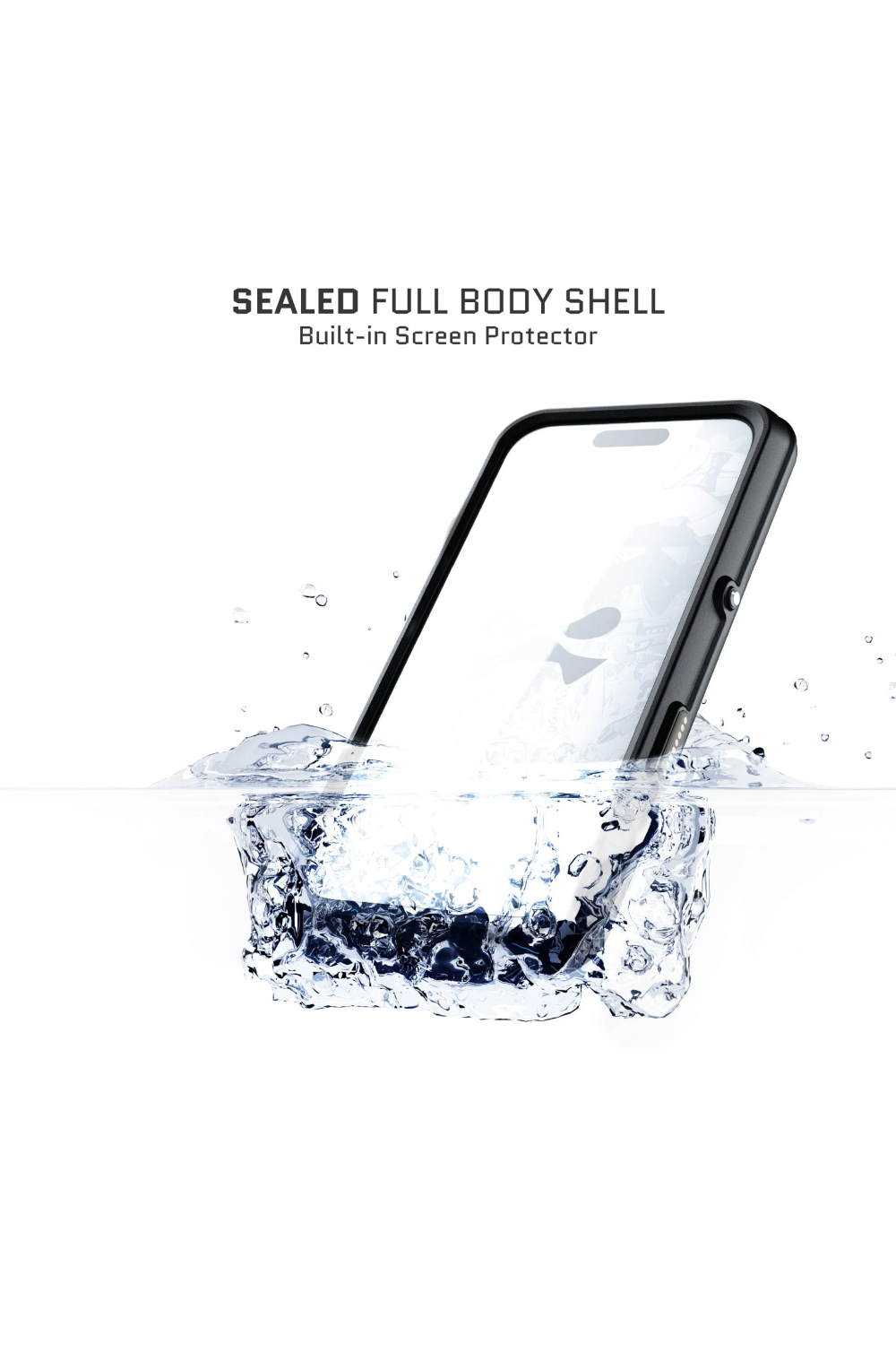 Ghostek Nautical Slim Waterproof Magsafe Case Apple Iphone Air Black - Afbeelding 8