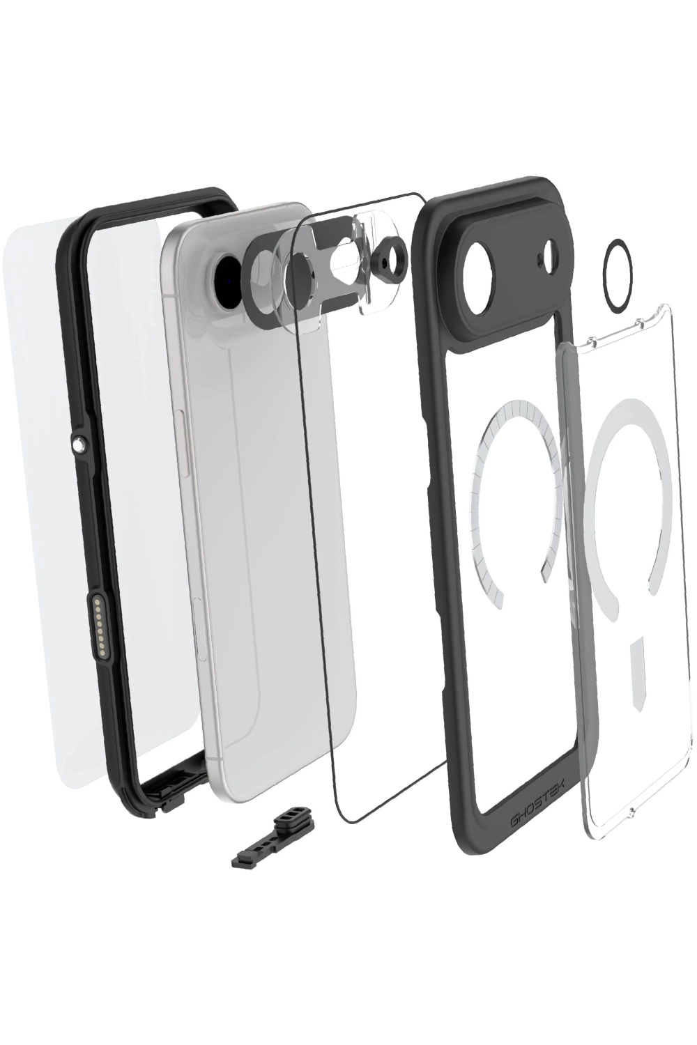 Ghostek Nautical Slim Waterproof Magsafe Case Apple Iphone Air Clear - Afbeelding 5