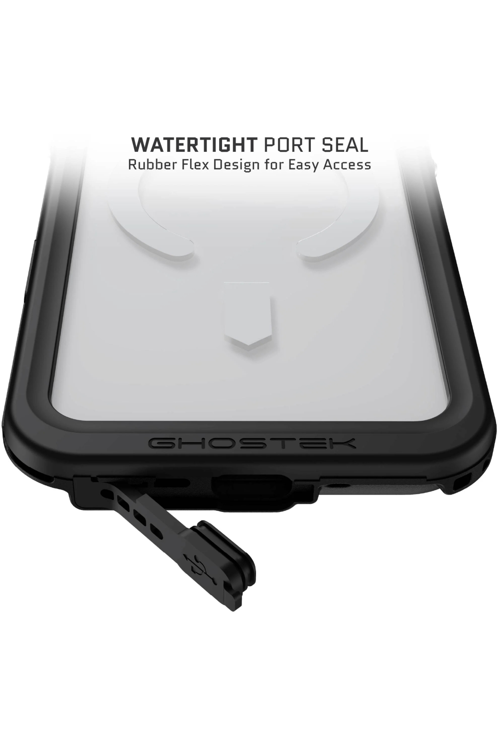 Ghostek Nautical Slim Waterproof Magsafe Case Apple Iphone Air Clear - Afbeelding 6