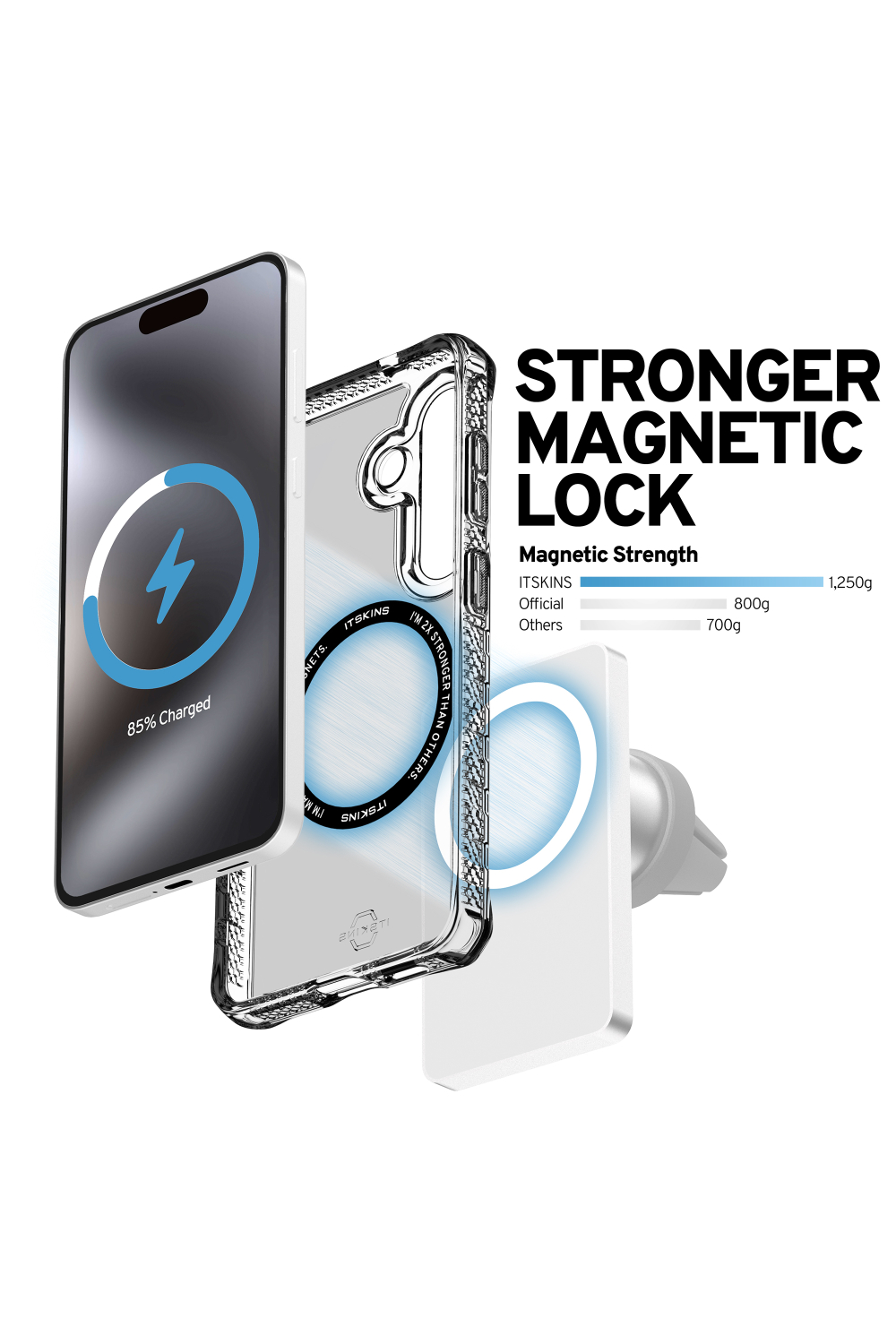 Itskins Level 2 Hybridmagclear_R For Samsung Galaxy S26 Smoke - Afbeelding 8